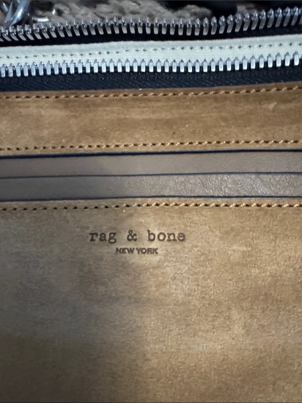 rag & bone Suede Crossbody Belt Bag in Brown - Picture 11 of 12